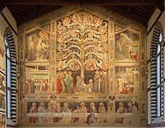 Taddeo Gaddi, Arbor vitae, c1330-40 or -60, Santa Croce Refectory, Florence