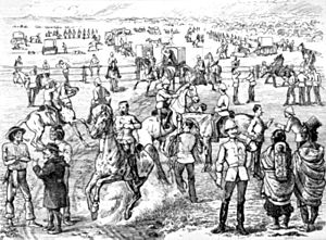 The Start From Fort Dufferin, 1874