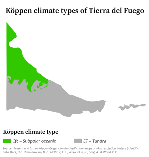 Tierra del Fuego Köppen