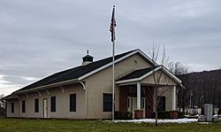 Town hall, in Trout Creek