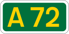 A72 road shield