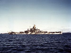USS Alabama (BB-60) in Casco Bay c1942.jpg