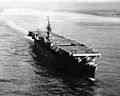 USS Belleau Wood (CVL-24) underway on 22 December 1943 (NH 97269)