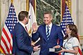 Vice President JD Vance swears in Sean Duffy as Secretary of Transportation