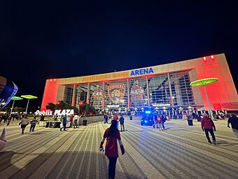 View of Amerant Bank Arena from Publix Plaza before a Florida Panthers game during the 2023-24 season..jpg