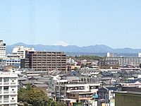 View of mt fuji from hamamatsu