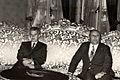 Vizita oficială a preşedintelui Nicolae Ceauşescu în Turcia. Întrevederea cu primul ministru Suleyman Demirel.