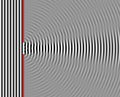 Wave Diffraction 4Lambda Slit