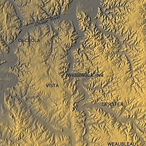 Weaubleau Structure shaded relief