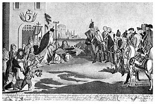 Welcoming the prince of Saxa-Coburg, 1789 - 2