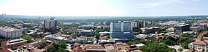 West Campus as seen from University of Texas Main Building tower 2015
