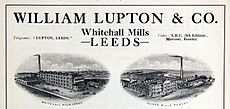 William Lupton & Co advertising leaflet, 1921 (cropped)