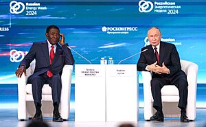 Владимир Путин с Президентом Экваториальной Гвинеи