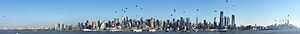 10 mile panorama of NYC, Feb., 2018