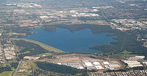 Aerial view of Prospect Reservoir