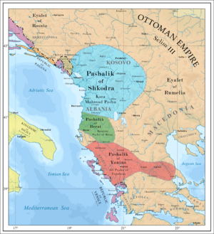 Albanian Pashaliks, 1790-1795