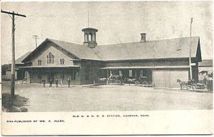 Andover station postcard (2)