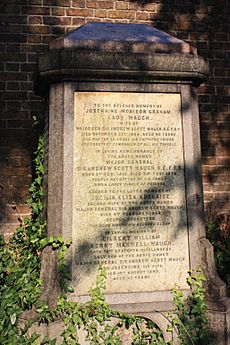Andrew Scott Waugh grave, Brompton Cemetery