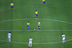 Anstoß im Finale Confed-Cup 2005