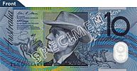 Australian $10 polymer front