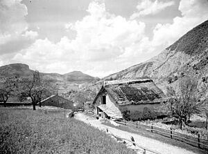 Bergerie à Bonneval en Diois (Drôme), vers 1925, Georges-Louis Arlaud