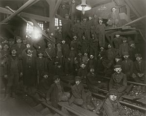 Breaker Boys in Coal Mine South Pittston Pennsylvania by Lewis Hine