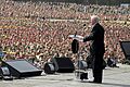 Defense.gov News Photo 100728-D-7203C-014 - Secretary of Defense Robert M. Gates addresses an audience of more than 45000 during the Boy Scouts of America 2010 National Scout Jamboree at