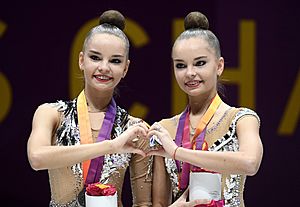 Dina and Arina Averina 2017 European Championships
