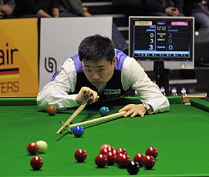 Ding Junhui at Snooker German Masters (DerHexer) 2013-01-30 07