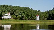 Doubling Point Maine Range Lights including Keepers House