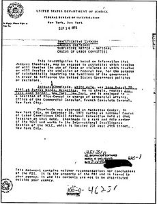 FBI Cheminade 1976