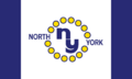 Flag of North York, Ontario (1972–1985)