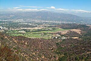 Forest Lawn and Verdugo Mountains