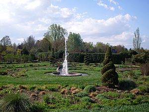 Fountain, Daniel Stowe Botanical Garden, North Carolina