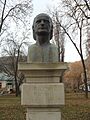 Grigore Vieru monument in Soroca park