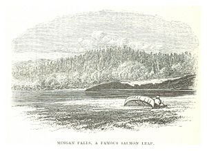 HIND(1863) LABRADOR-EXP. p660 MINGAN FALLS