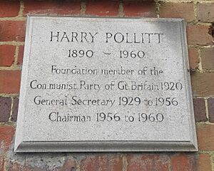 Harry Pollitt - Golders Green Crematorium