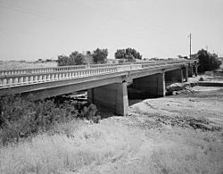 The historic Hassayampa Bridge