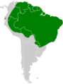 Hoploxypterus cayanus map