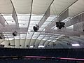 Inside of Metrodome roof in 2013