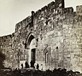 James McDonald. City walls, the Zion Gate. 1865 (cropped)