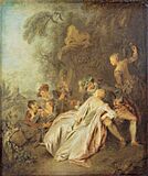 Jean-Baptiste Pater (1695-1736) - A Gallant Conversation - P458 - The Wallace Collection