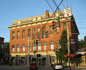 Jebediah Barber building Old Homer Village Historic District Aug 09