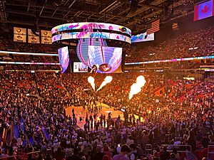 Kaseya Center prior to a Miami Heat game during the 2024-25 season