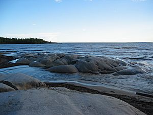 Lake Superior at Neys Provincial Park Ontario