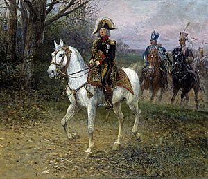 Le maréchal Bessières et son escorte, 1813