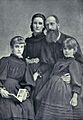 Mandell Creighton and his daughters, 1888
