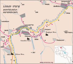 Map of Haghpat