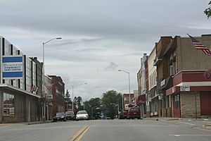 Looking west at the western downtown