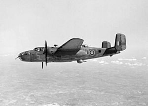 Mitchell Mk.II 98 Sqn RAF in flight 1944